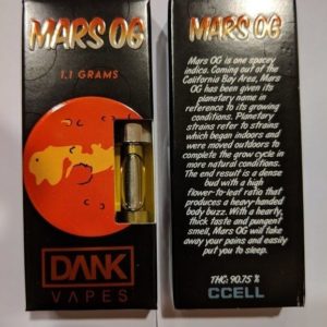 Order Mars OG dankvape full cartridge online