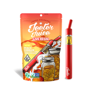 Buy Jeeter Juice Disposable Live Resin Straw - Peach Cobbler
