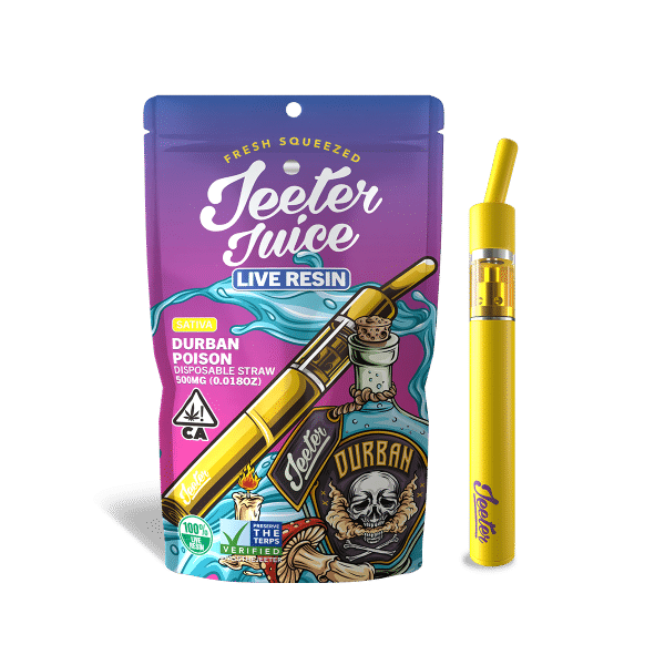 uy Jeeter Juice Disposable Live Resin Straw - Durban Poison