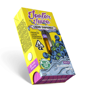 Blueberry Kush Jeeter Juice Liquid Diamonds Carts- Indica