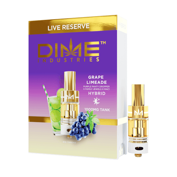 Buy Dime Industries Live Reserve (H) Grape Limeade 1000mg Tank