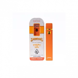 Buy Dabwoods Disposable full gram vape - Sunset Tsunami
