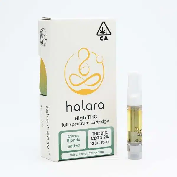 Halara High THC Citrus Blonde 1G Cartridge
