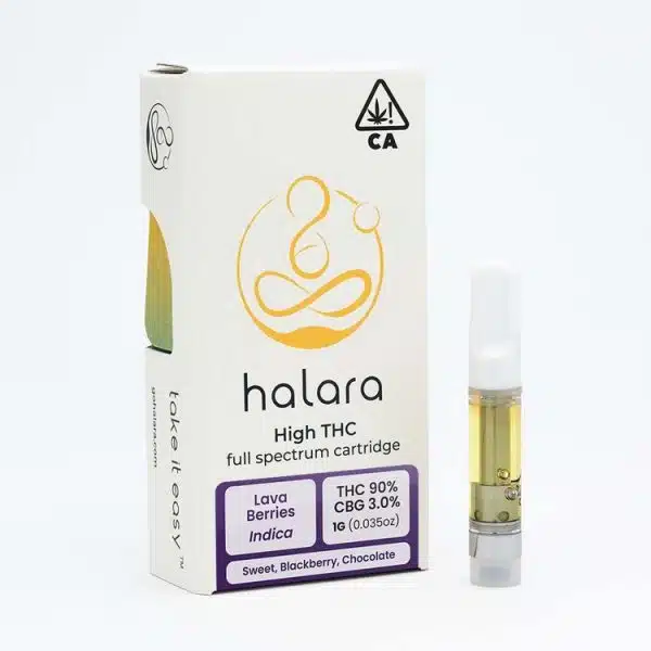 Halara High THC Lava Berries 1G Cartridge