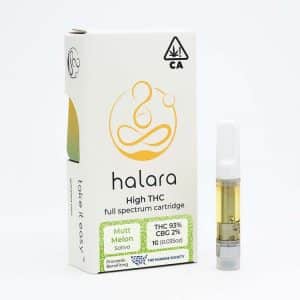Halara High THC Mutt Melon 1G Cartridge