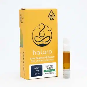 Halara Live Diamond Sauce Alien Taffy 1G Cartridge