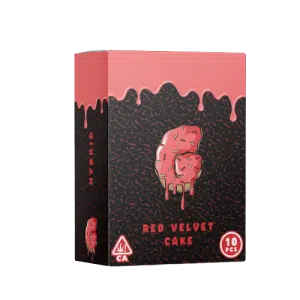 Buy Glazed Red Velvet Disposable