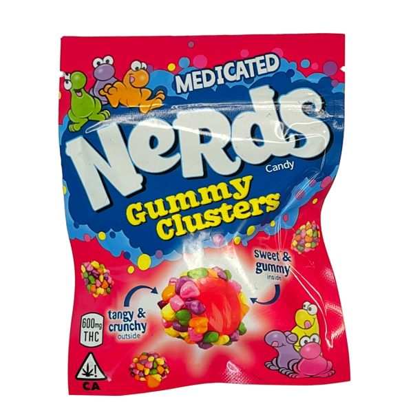 Medicated Nerds Gummy Clusters 600mg THC